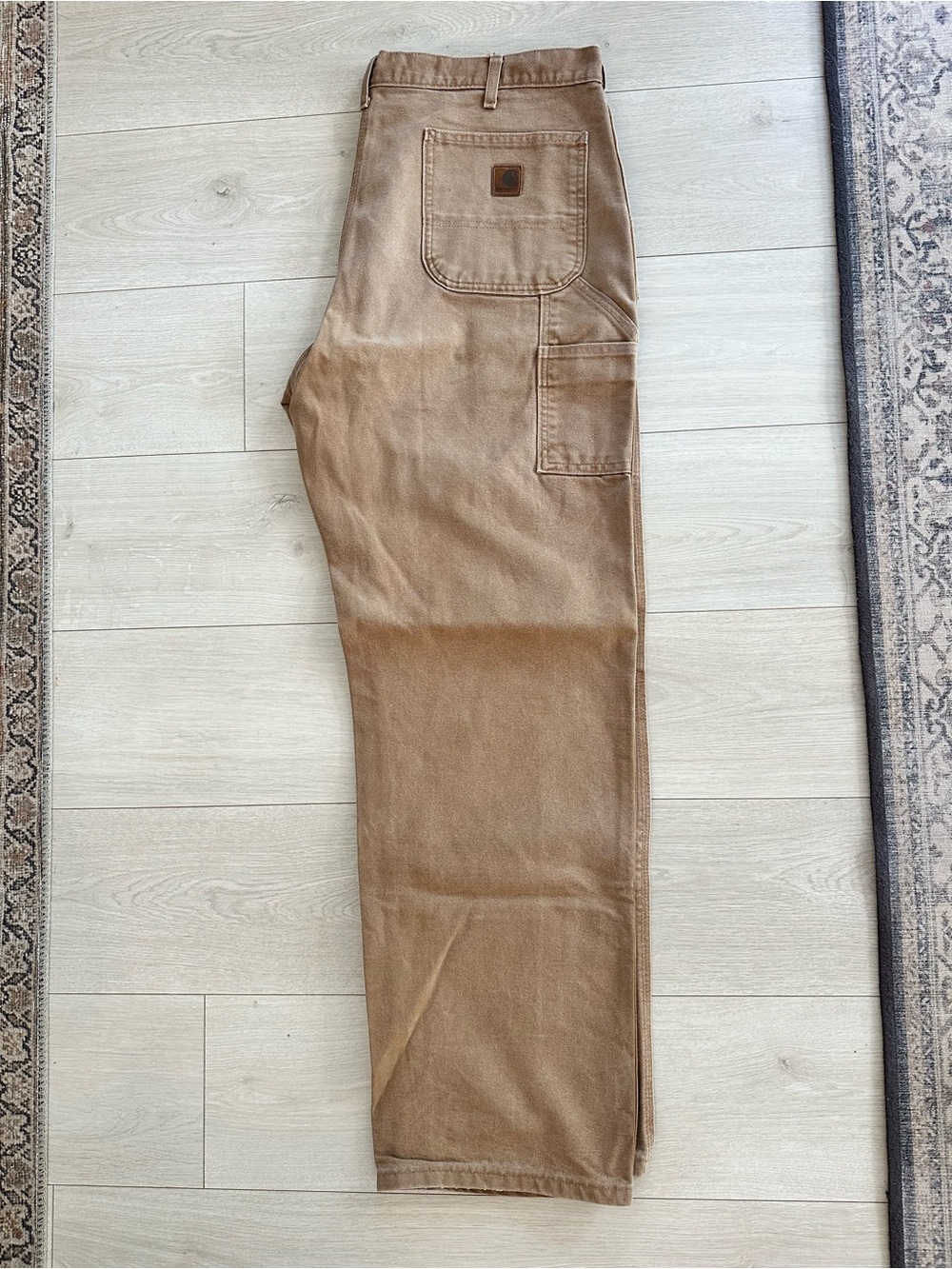 Carhartt Brown Canvas Cargo Work Pants